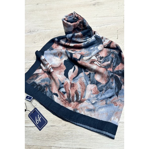 Dijital Bambu Pamuklu Şal 005